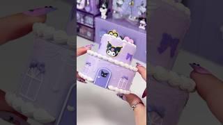 kuromi cake  #kuromi #sanrio #cute #unboxing #cake