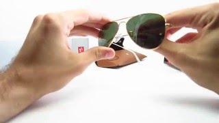 Unboxing Ray-Ban RB 3044 Small Aviator L0207 Sunglasses