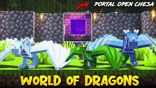 World Of Dragons Portal open chesa inka  | Minecraft In Telugu#minecraft #roadto15k k