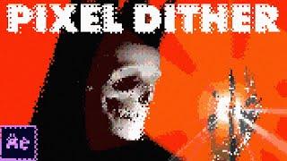Pixel Dither Effect without any Plugins | After Effects Tutorial