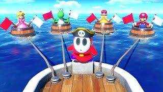 Mario Party Superstar Minigame Jamboree - Peach vs Daisy vs Mario vs Yoshi