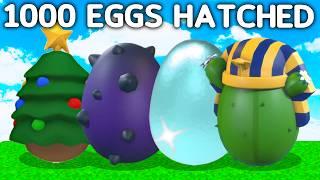 HATCHING 1000 EGGS IN ADOPT ME!