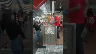 Ice cream prank at Bukit Bintang walkway in middle of Kuala Lumpur