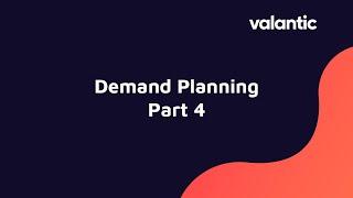 Supply Chain Insights in Anaplan - Demand Planning Part 4