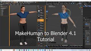 MakeHuman to Blender 4.1 Tutorial