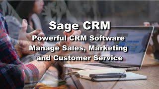 Sage CRM Overview