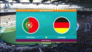 GERMANY EURO 2020- 2021 WalkThrough (PES 2020-2021 ) GERMANY VS PORTUGAL EURO 2021 MATCH 2 GRUP F