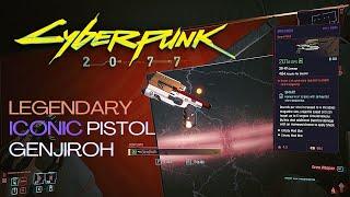 Cyberpunk 2077 Walkthrough Gameplay | How to Get Best Legendary/Iconic Pistol GENJIROH alt to SKIPPY