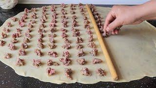 HAVE YOU EVER CUT THE ravioli in this way⁉️No need to close them one by HOW TO MAKE LOTS OF ravioli