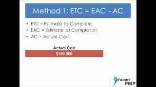 How to Calculate Estimate To Complete ETC