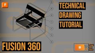 Fusion 360 Tutorial: Technical Drawing Updated (Again...)