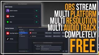 How To Multistream with OBS | Aitum Multistreaming Plugin