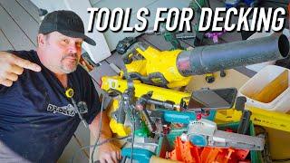 Tools I Use For Laying Deck Boards || Dr Decks