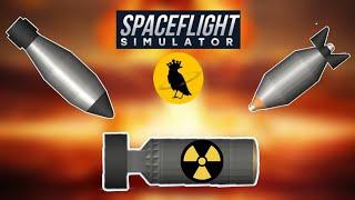 How to Make Tsar Bomba (Nukes) in Spaceflight simulator