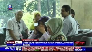 Choel Jenguk Andi Mallarangeng di Rutan KPK