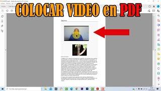 COLOCAR un VIDEO en PDF con ADOBE ACROBAT Pro DC