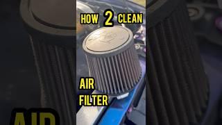 How to clean air filter LMK WHAT YALL NEED NEXT  #mechanictips #diy #mechanic #trending #jdm