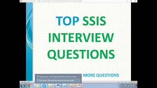 TOP SSIS Interview Questions Part 1