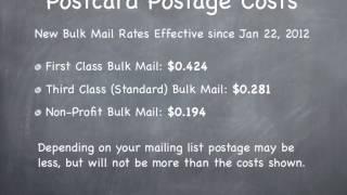 New Postcard Postage Rates for 2012