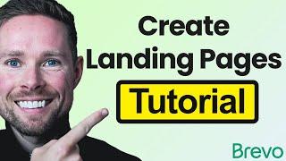 Brevo Landing Page Tutorial - Step by Step