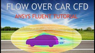 How to do Analysis of Turbulent Air Flow Over Car using ANSYS Fluent | Tutorial