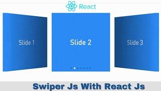How to use Swiper Js in React Js..