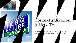 Contextualization A How To