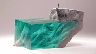 STUNNING Glass & Concrete Art by Ben Young