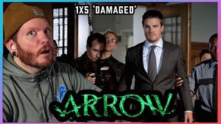 I love the flashback scenes! | First time watching ARROW 1x5 'Damaged' REACTION