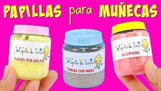 Cómo Hacer Papillas Para Muñecas • Comida de Juguete • Colegio de Juguetes