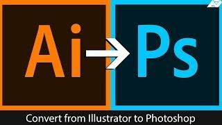 Convert from Illustrator to Photoshop