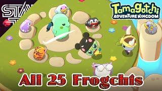 Find All 25 Frogchis - Tamagotchi Adventure Kingdom