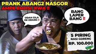 BANTAI ABANG2 NASGOR PINGGIR JALAN ‼️ GAK BERHENTI MAKAN AMPE 5 PIRING AMPE EMOSI COK ORANGNYA