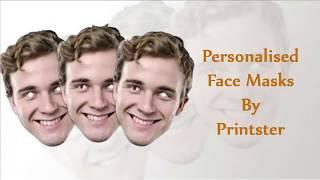 Personalised Face Masks AT Printster.co.uk