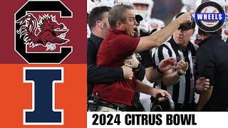 #15 South Carolina vs #20 Illinois (THINGS GOT HEATED!) | Citrus Bowl | College Football Highlights