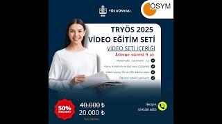 TR-YÖS 2025 SINAVI SOHBET