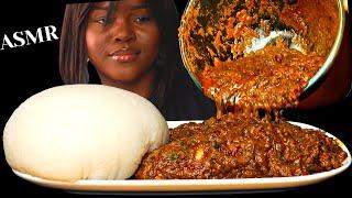 ASMR FUFU & PALMNUT SOUP MUKBANG |Turkey wings,Nigerian food (Talking)Soft Eating Sounds| Vikky ASMR