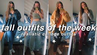 fall outfits of the week / what i wear in college | isabelle dyer