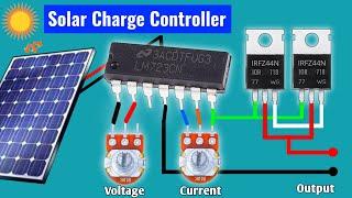 lm723 solar charge controller with voltage & current control