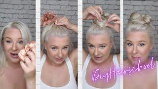 The Perfect Messy Bun - Easy Messy Bun Tutorial for Short Thin Hair