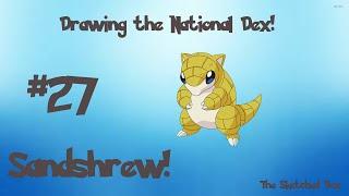 Drawing the National Dex - Sandshrew #27