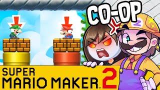 Rennen gegen GLP ! | SUPER MARIO MAKER 2 Coop