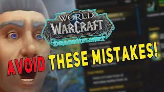 DON'T MAKE THE SAME MISTAKES IN DRAGONFLIGHT | Leveling Tips, Best Professions & More - WoW