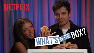 Asa Butterfield and Mimi Keene Play What's In The Box | Sex Education | Netflix