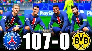 FC 25 | RONALDO, MESSI, MBAPPE, NEYMAR, ALLSTARS | PSG 107-0 BORUSSIA DORTMUND | UCL FINAL 2024 | 4K