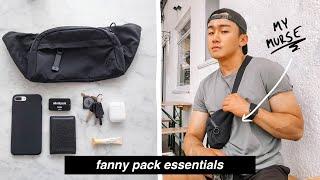 mens everyday cary: what's in my fannypack