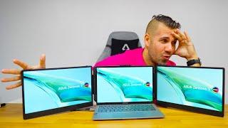 TRIPLE Setup for 13" to 17" Windows, MacOS, Linux, Android Laptops | BOSII S2