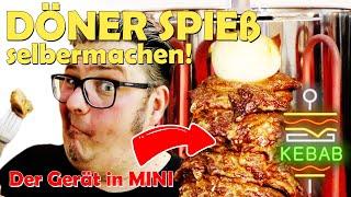 REZEPT: DÖNER SELBER MACHEN - Dönerspieß vom Mini Döner Grill - schnell und einfach!