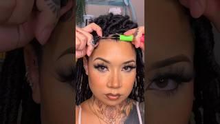 quick tutorial: crotchet faux locs on short hair