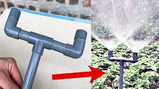 Homemade Sprinkler PVC Pipe | Creative Idea with PVC Pipe